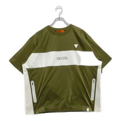 未使用品 メンズ デルソルゴルフ DELSOL GOLF スニードジャック 3L カーキ 半袖 大きいサイズ
