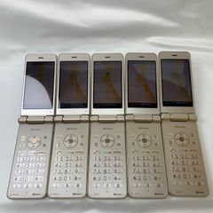 ★【訳あり品】docomo  AQUOS ケータイ  SH-01J ゴールド  5台セット