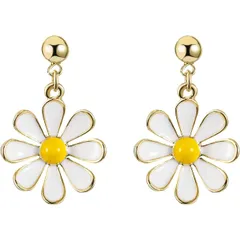 【人気商品】ピアス レディース 人気 イヤリング レディース 金属アレルギー対応 （雛菊の形，T06)