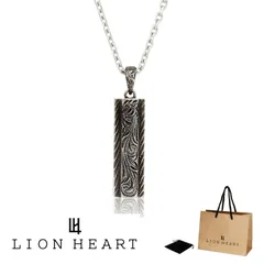 ライオンハート LION HEART ペンダント ネックレス LH-1 ハワイアンプレート 03NE0335SV WEB限定 ステンレス 316L サージカルステンレス メンズ 男性 ギフト プレゼント おすすめ 誕生日 クリスマス お祝い 新品 正規品