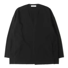 美品 PUBLIC TOKYO パブリックトウキョウ カーディガン サイズ:3 22SS ポリスムース ジャージー ボタンレスカーディガン 152325001 ブラック 黒 日本製 ブランド トップス 羽織り【メンズ】のサムネイル