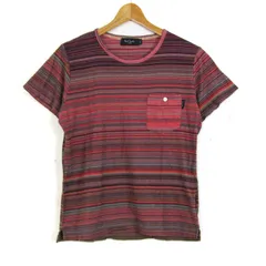 ポールスミス 半袖Tシャツ ボーダー トップス 日本製 レディース Mサイズ ピンク系 Paul Smith 【中古】のサムネイル