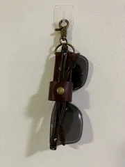 レザークラフト　メガネホルダー　サングラスホルダー