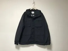美品本物エイチアンドエムH&Mナイロンマウンテンパーカージャケット長袖サーフアメカジミリタリースケーターストリートビジネススーツパーティードレスゴルフメンズ黒ブラックL