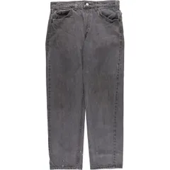 古着 00年代 リーバイス Levi's 505 ブラックデニム テーパードデニムパンツ USA製 メンズw32相当/evb007581