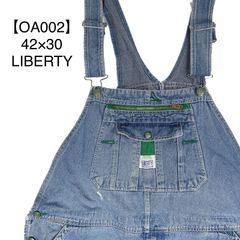 OA002 42×30 Liberty denim overall リバディー デニム オーバーオール