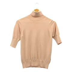 SEVEN TEN by MIHO KAWAHITO / セブンテンバイミホカワヒト | レーヨン タートルネック ニット プルオーバー | S | ピンク | レディース