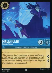 【中古】Disney Lorcana 150/204[C]：Maleficent Sinister Visitor
