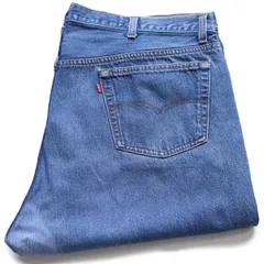 80s USA製 Levi'sリーバイス 501 デニムパンツ W48★164 特大 オールド ビンテージ ジーンズ ストレート ヒゲ ハチマル ビッグサイズ