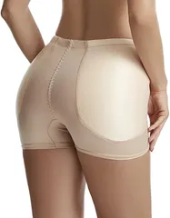 ADOSSY 美尻 ガードル ヒップパッド ヒップアップ ショーツ レディース( ベージュ,  XL)