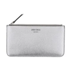 【中古】 JIMMY CHOO （ジミーチュー） AARNA  ﾒﾀﾘｯｸ ﾎﾟｰﾁ バッグ セカンドバッグ/ポーチ/クラッチ  Silverのサムネイル