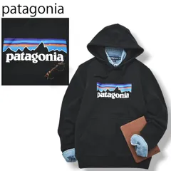 【定番】 patagonia パタゴニア P-6 Logo Uprisal Hoody プルオーバー パーカー ブラック XS メンズ スウェット フーディ アウトドア カジュアル