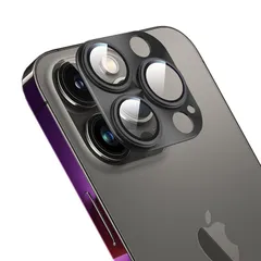 iPhone 14 Pro/iPhone 14 Pro Maxカメラフィルム アルミ合金製＋AR高透過率強化ガラス Apapeyaレンズ全面保護 14プロカメラカバー 0.25mm超薄 一体型 レンズ保護 アイフォン14プロ マックス 防爆裂 ・耐衝撃・ス 0