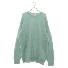 AURALEE (オーラリー) 23AW BRUSHED SUPER KID MOHAIR KNIT P/O クルーネック スーパーキッドモヘヤ 長袖 ニットセーター ライトブルー A23AP02KMのサムネイル