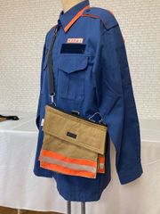 １１７．🚒防火服 ショルダーバッグ（アップサイクル商品）🚒