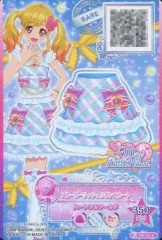 【中古】アイカツDCD 107-(1)-★[P]：ブルーガーリッシュリボンスカート/虹野ゆめ