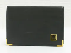 ダンヒル　カードケース＆名刺入れ　レザー　黒　ブラック系　スペイン製　dunhill　18703841