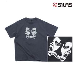 サイラス tシャツ Tシャツ silas SILAS SCREAM S/S TEE 110252011002 メンズ レディース ティシャツ ティーシャツ チャコール グレー m l xl ホラー 丸首 ゾンビ ブランド おしゃれ ブランド ロゴ クルーネック