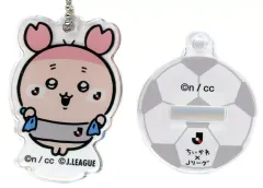 【中古】アクリルスタンド・アクリルパネル 古本屋(応援) 「ちいかわ なんか小さくてかわいいやつ×Jリーグ トレーディングキーホルダーにもなるアクリルスタンド」