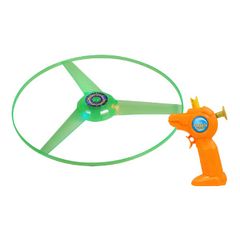 【鮮やかに勢いよく回転する】Montagna(モンターナ) SKY SPIN UFO スカイスピンユーフォー 空飛ぶUFO 25cm ビッグサイズ HAC4541 グリーン(920839883)