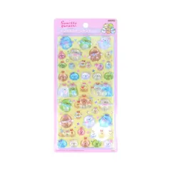 【メール便】すみっコぐらし シールシート ボンボンドロップシール ピンク サンエックス サンスター文具 デコレーション キャラクター グッズ 