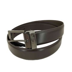 ブラックレーベルクレストブリッジ BLACK LABEL CRESTBRIDGE ロゴ刻印 レザーベルト メンズ 表記無 