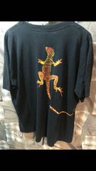 マルボロ Marlboro 90s リザード Tシャツ XL BLK 古着 ビンテージ USA製 FK