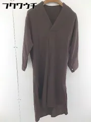 ◇ SEVENDAYS=SUNDAY セブンデイズ サンデイ 長袖 膝下丈 ワンピース サイズM ブラウン レディース  【中古】 【1109100013329】