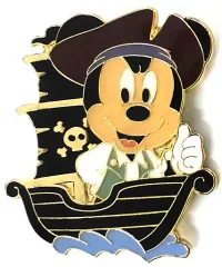 【中古】バッジ・ピンズ ミッキーマウス ピンバッジ 「ディズニー・パイレーツ・サマー2019」 東京ディズニーシー限定 アブーズ・バザール ゲーム景品