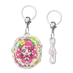 【中古】ストラップ ヒーリングっど プリキュア ふらっとめじるしアクセサリー 「ガシャポンくじ プリキュアオールスターズ プリキュアあそーと2023」 B賞