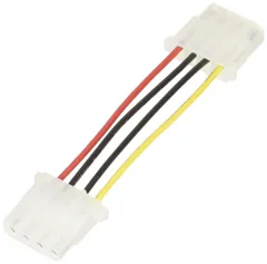 変換名人 ペリフェラル(大4ピン・メス)延長ケーブル 約10cm 4P-BB