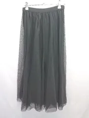 ◇ Θ fifth フィフス ロング丈 チュール スカート サイズM ブラック レディース E  【1503040007392】