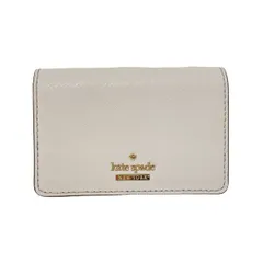 Kate spade(ケイトスペード) 名刺入れ - ライトグレー×グレーベージュ レザー