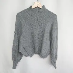◇ ⊇ SENSE OF PLACE 長袖 ニット セーター サイズOne グレー系 レディース E  【1409240011583】