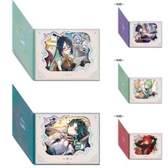 原神・公式　色紙　原神・公式　缶バッジ（命定の日）閑雲　ショウ　夜蘭　白朮　ディルック　B1