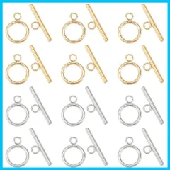 マンテルリング 接続金具 パーツ 12個セット 2色 304ステンレス マンテル