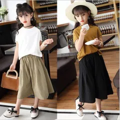 セットアップ Tシャツ ドルマン パンツ ワイド 130-160 韓国子供服