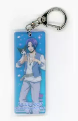 【中古】キーホルダー 御影玲王×クロミ 「ブルーロック×サンリオキャラクターズ PremiumShop 第2弾 オーロラスティックキーホルダー」