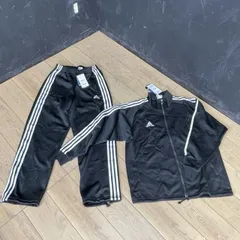 新品タグ付き アディダス Lサイズ ジャージ 上下セット ブラック メンズ用 adidas/59645