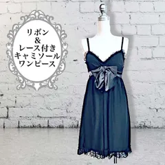 【新品】小悪魔★レース＆リボン付き★ベビードール★キャミソールワンピース★エンパイアミニドレス★セクシー 大人可愛い パーティ キャバ