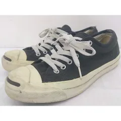 ◇ CONVERSE コンバース 1R194 JACKPURCEL ジャックパーセル スニーカー シューズ サイズ24cm ブラック レディース  【中古】 【1204290002303】