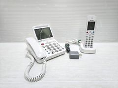 【中古品】 シャープ SHARP 電話機 子機×1 JD-AT90 ホワイト ○YR-19082○