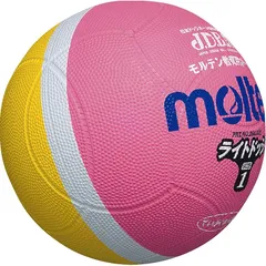 モルテン(molten) ドッジボール ライトドッジ 軽量1号球 ピンク×黄 SLD1PL 0