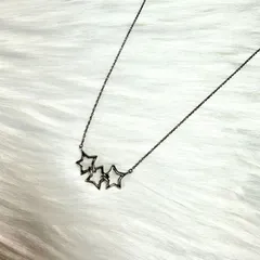 Tiffany トリプル スター ネックレス シルバー 925 3連 ヴィンテージ