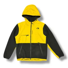 国内正規 THE NORTH FACE Denali Hoodie デナリ フーディー フリースジャケット ノースフェイス NA71832 イエロー×ブラック XL  89209A3