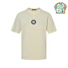【今日WTO】Louis Vuitton 25ss 刺繍ロゴ発泡文字プリント半袖-MS95