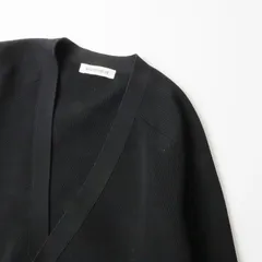 美品 2020AW マディソンブルー MADISONBLUE Vネックビッグニットカーディガン 00（XS)/ブラック リブ【2400013631556】のサムネイル