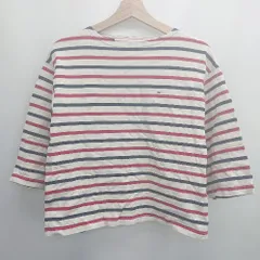 ◇ Θ TOMMY HILFIGER トミーヒルフィガー 配色 長袖 長袖シャツ サイズM ホワイト レッド ブラック系 メンズ E  【1507030003289】