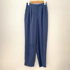 #anc レリアン Leilian パンツ スラックス 7 紺 薄手 シンプル ビジネス 美品 レディース [936120]のサムネイル
