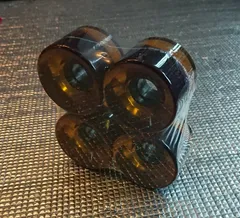 大放出！最終値下＜税送料769円込み＞WOODY PRES： 61x45mm　ブラウン（落札後変更OK）２SET目からは更に激安！ストック買いにも！ 　ｈｘ